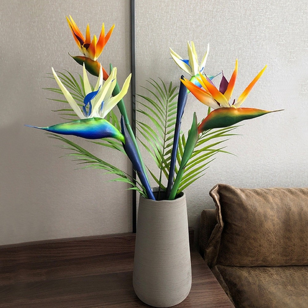 Bird Paradise Strelitzia - Искусственные цветы стрелиции с длинными стеблями,