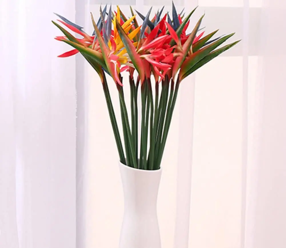 Bird Paradise Strelitzia - Искусственные цветы, стебли стрелитции, искусственная птица