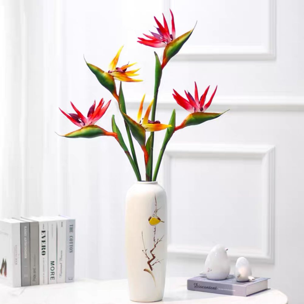 Искусственные цветы стрелиции  – обзор и цена Bird Paradise Strelitzia