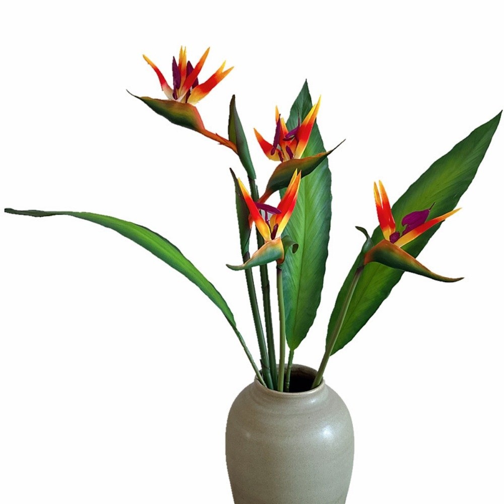 Искусственные цветы стрелиции  – обзор и цена Bird Paradise Strelitzia