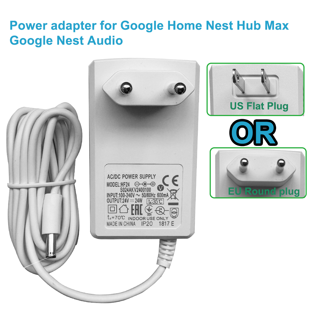 Адаптер питания 24В для Google – обзор и цена Google Speaker Nest Hub